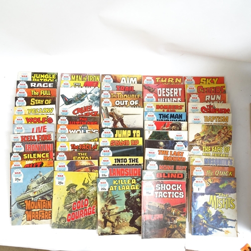 844 - A quantity of Vintage Battle Picture Library and Commando War Story comic books