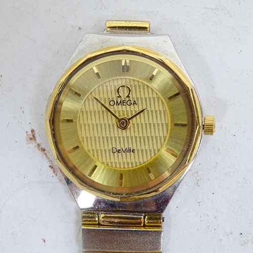 1274 - Various wristwatches, including Omega Deville, Gucci, Rotary etc