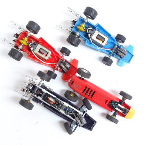 657 - A large quantity of Vintage Scalextric, including racing cars