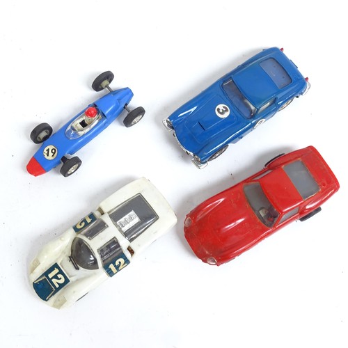 657 - A large quantity of Vintage Scalextric, including racing cars