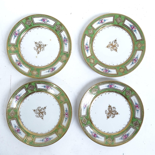 854 - An L & Co Nippon pattern part tea and cake service for 12 people