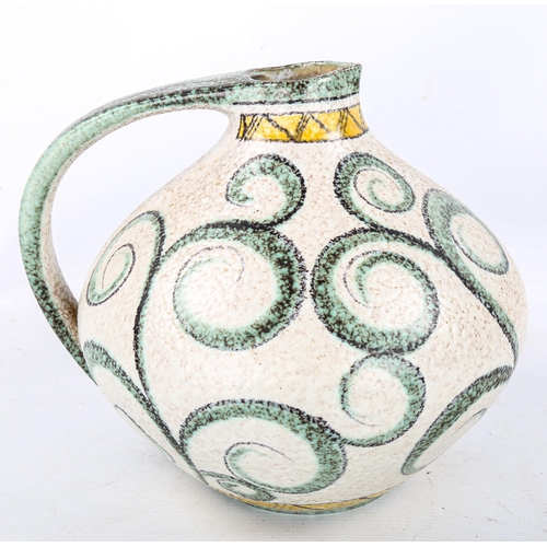 1569 - KURD TSCHORNER for Ruscha, a large pottery jug vase, shape 315, Germany 1960s