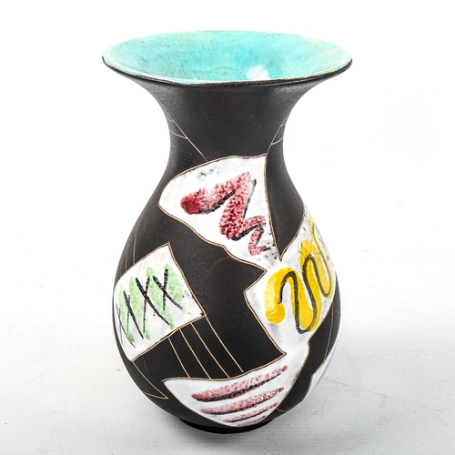 1573 - HANS WELLING for Ruscha, Germany, a Moroccan pattern vase, shape 842/2, circa 1956, height 19cm