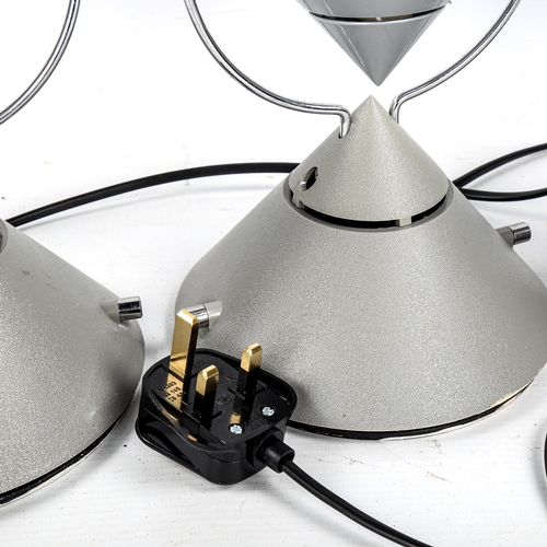 1574 - FA PORSCHE for Artemide, a sets of 3 Litech Mikado post modern spotlights, 1988, 1 with original lab... 