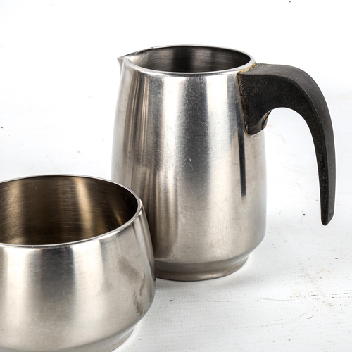 1577 - WMF, a 1960s Cromargan stainless steel tea service