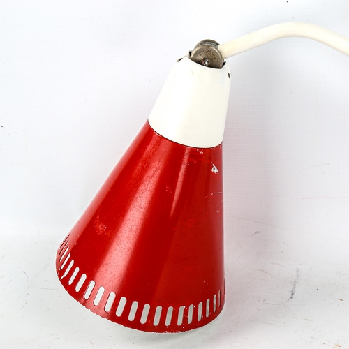 1589 - LITA, France a mid-century Litalux adjustable wall lamp.