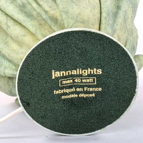 1618 - JANNA LIGHTS, France, a resin / fabric table lamp, circa 1960s, height 35cm