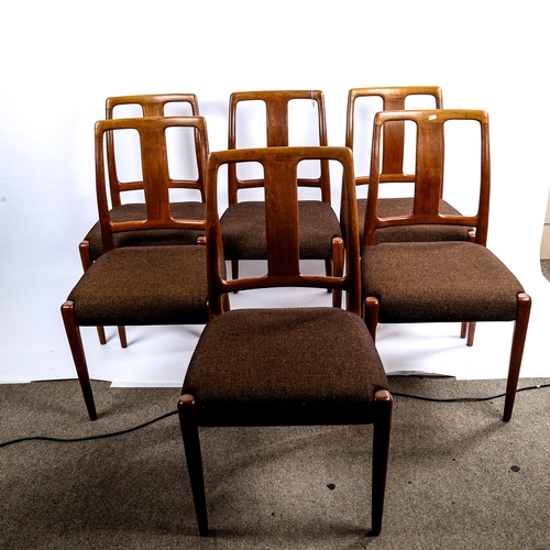 1625 - A set of 6 mid century teak dining chairs in the manner of SAX (Saxkjobing Savvarek Stolefabrik), De... 