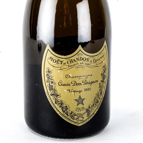 1050 - Dom Perignon 1995 champagne, 750ml bottle.