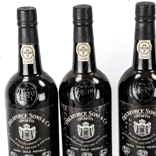 1055 - 4 bottles of Delaforce Sons & Ca 1977 Vintage Port