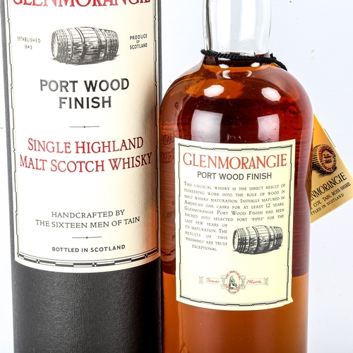 1061 - Glenmorangie Single Highland Malt Whisky, Port Wood Finish, 1 Litre 43%