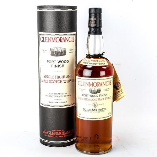 1063 - Glenmorangie Single Highland Malt Whisky, Port Wood Finish, 1 Litre 43%