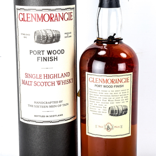 1063 - Glenmorangie Single Highland Malt Whisky, Port Wood Finish, 1 Litre 43%