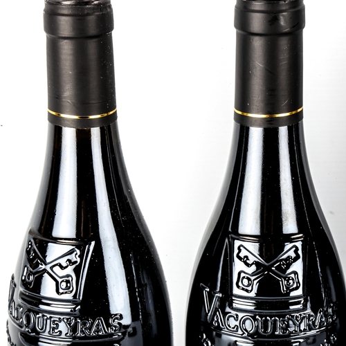 1068 - 4 bottles of Vacqueyras cuvee Prestige 2015, Ferdinand Labarthe, Cotes Du Rhone and a bottle of Gigo... 