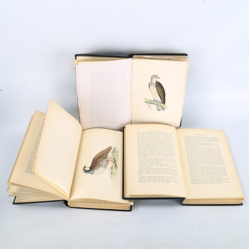 1117 - Morris's British Birds, by Rev F O Morris, Second Edition Vol I 60 plates, Second Edition Vol IV 63 ... 