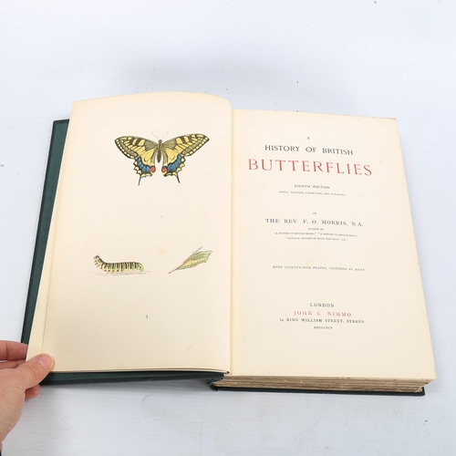 1118 - Morris's British Butterflies, by Rev F O Morris, Eighth Edition published by John Nimmo London 1895,... 