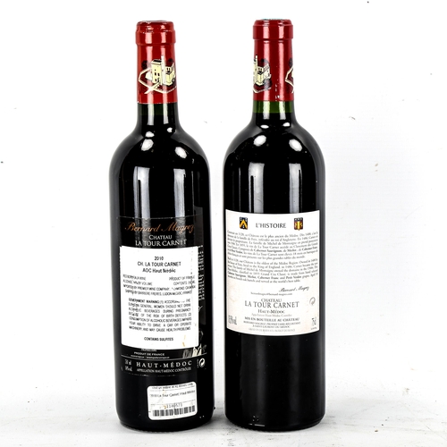 1221 - 2 bottles of Chateau La Tour Carnet, Haut-Medoc 2003 and 2010