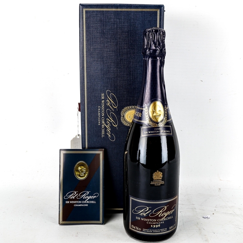 1223 - Pol Roger, Cuvee Sir Winston Chuchill, Vintage 1996 Champagne, in original presentation box