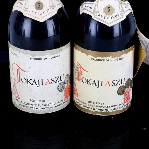 1233 - 2 50cl bottles of Tokaji Aszu 5 Puttonos wine, export Monimpex, Hungary, vintage 1971 and 1974.