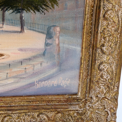 1516 - Bernard Page (1927 - 1988), oil on canvas, The Pantiles Tunbridge Wells, signed, 40cm x 50cm, framed