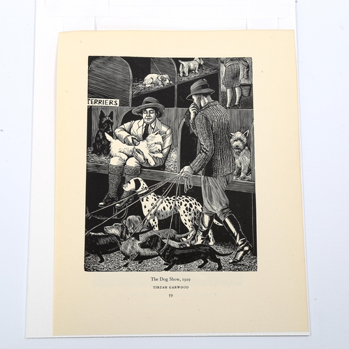 1552 - Tirzah Garwood (1908-1951), wife of Eric Ravilious, wood engraving on paper, The Dog Show (1929), 16... 