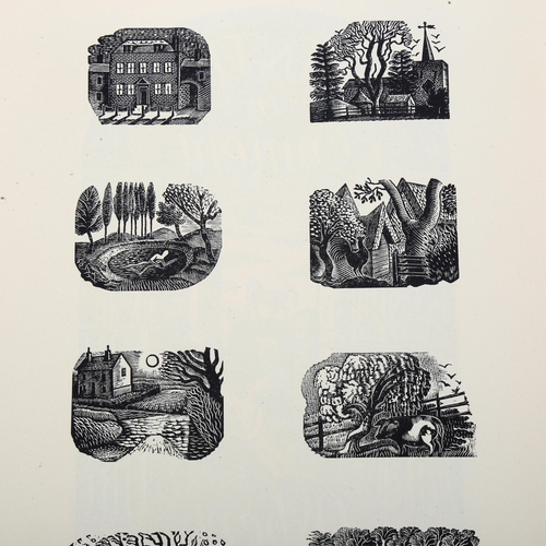 1561 - Eric Ravilious (1903-1942), wood engraving on paper, Eight engravings from The Kynoch Press Notebook... 