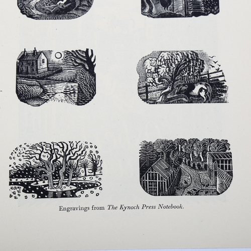 1561 - Eric Ravilious (1903-1942), wood engraving on paper, Eight engravings from The Kynoch Press Notebook... 