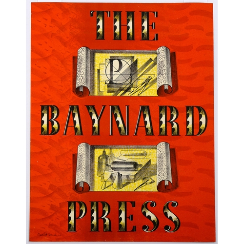 1565 - Barnett Freedman (1901-1958), colour lithograph on paper, advertisement for Baynard Press, 18cm x 24... 