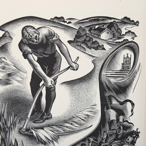 1576 - Agnes Miller-Parker (1895-1980), limited edition woodcut on paper, Forbad to wade through slaughter,... 