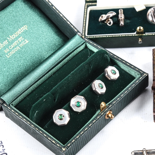 501 - A large quantity of various cufflinks, including silver, makers include Links of London