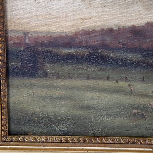 1648 - Early 20th century oil on board, view of Rye, unsigned, 22cm x 34cm, framed