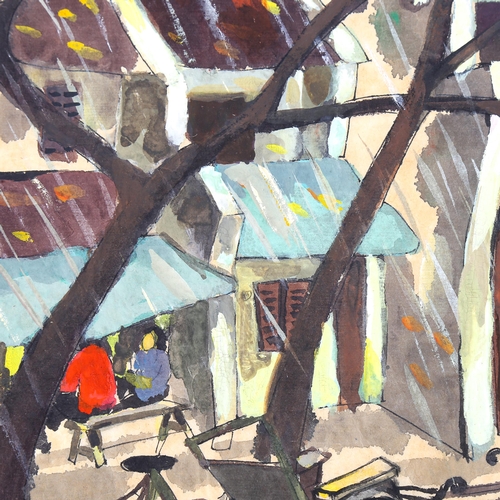 1685 - Ahn Tuan Dang (born 1969), watercolour, street scene, signed and dated 1995, 28cm x 34cm, unframed