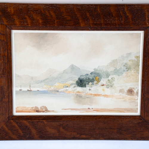 1779 - 3 various 19th century watercolours, framed (3)