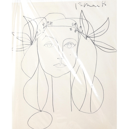 1780 - After Pablo Picasso (1881 - 1973), Giclee print, Francoise with a garland, from an edition of 1000 c... 