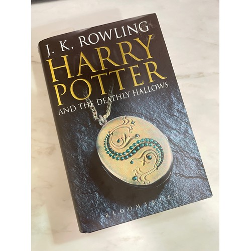 1111A - Harry Potter And The Deathly Hallows, by J K Rowling, First Edition 2007, with dust jacket