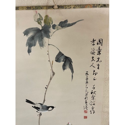 1205 - 2 Chinese scroll paintings