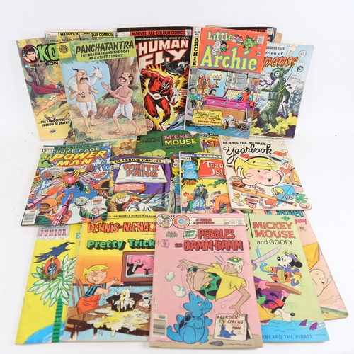 102 - Various Vintage comic books, including Marvel and DC, such as Spiderman 155, Dr Strange Master Of Th... 