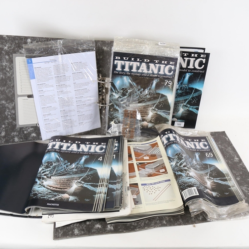 103 - Build The Titanic by Hachett manuals and folders