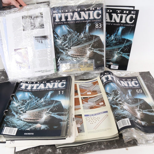 103 - Build The Titanic by Hachett manuals and folders