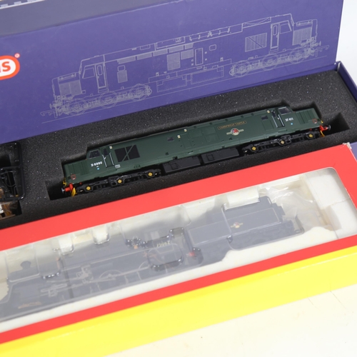 222 - 3 boxed OO gauge model railway locomotives, comprising Hornby R2715, Vitrains Locomotive Class 47, a... 