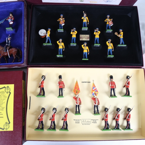 223 - 3 boxed Britains limited edition lead soldier guard figures, comprising 5186 Welsh Guards, 5291 Hono... 