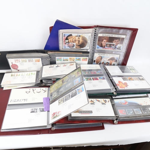 89 - Various postage stamps, Royal Mail First Day Cover albums, Kestrel cover album etc