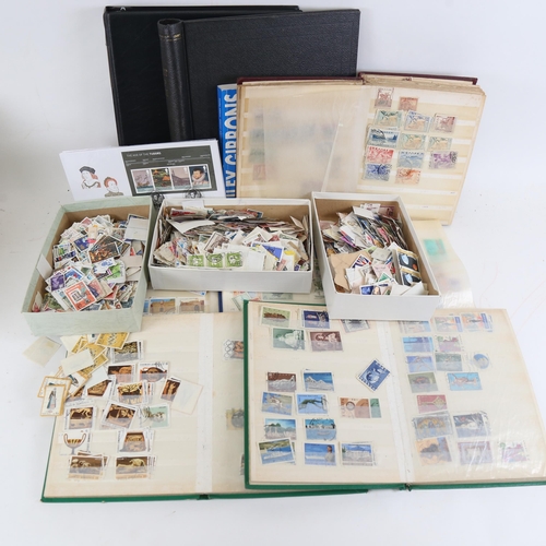 95 - Various Vintage postage stamps, albums, collections etc (boxful)