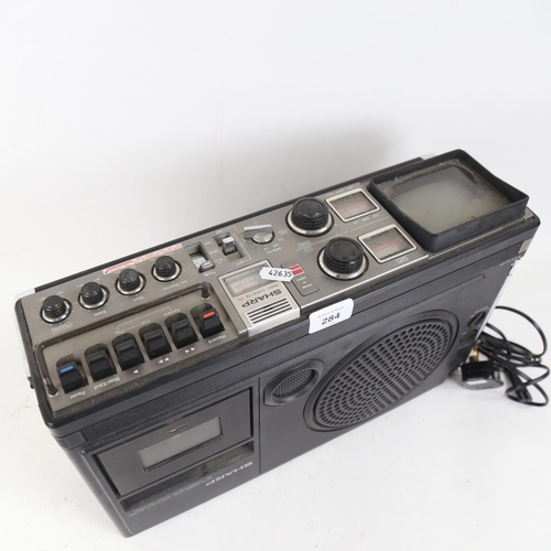 284 - Sharp Full Auto Cassette Recorder