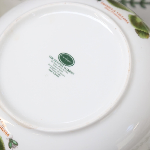 322 - Portmeirion Botanic Garden pattern dinnerware, including kitchen storage jars, vase, cake stand etc