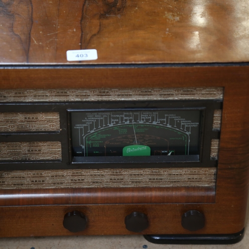 403 - Vintage Portadyne valve radio