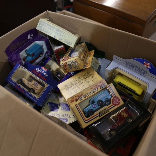 518 - Boxed toy vans, including Days Gone