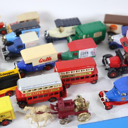 527 - A box of diecast toy vehicles, including Corgi and Days Gone