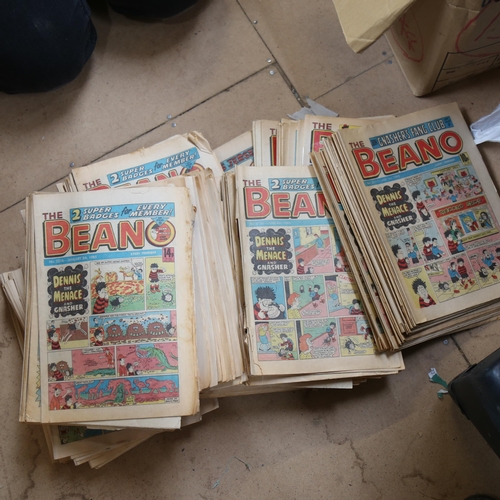 577 - 1980s Beano comics, Beano and Beezer annuals etc