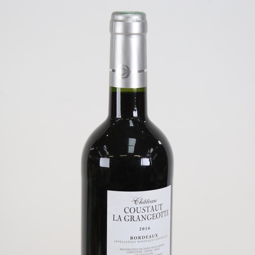 651 - A case of 6 Chateau Coustaut La Grangeotte Bordeaux 2016, and another bottle (7)